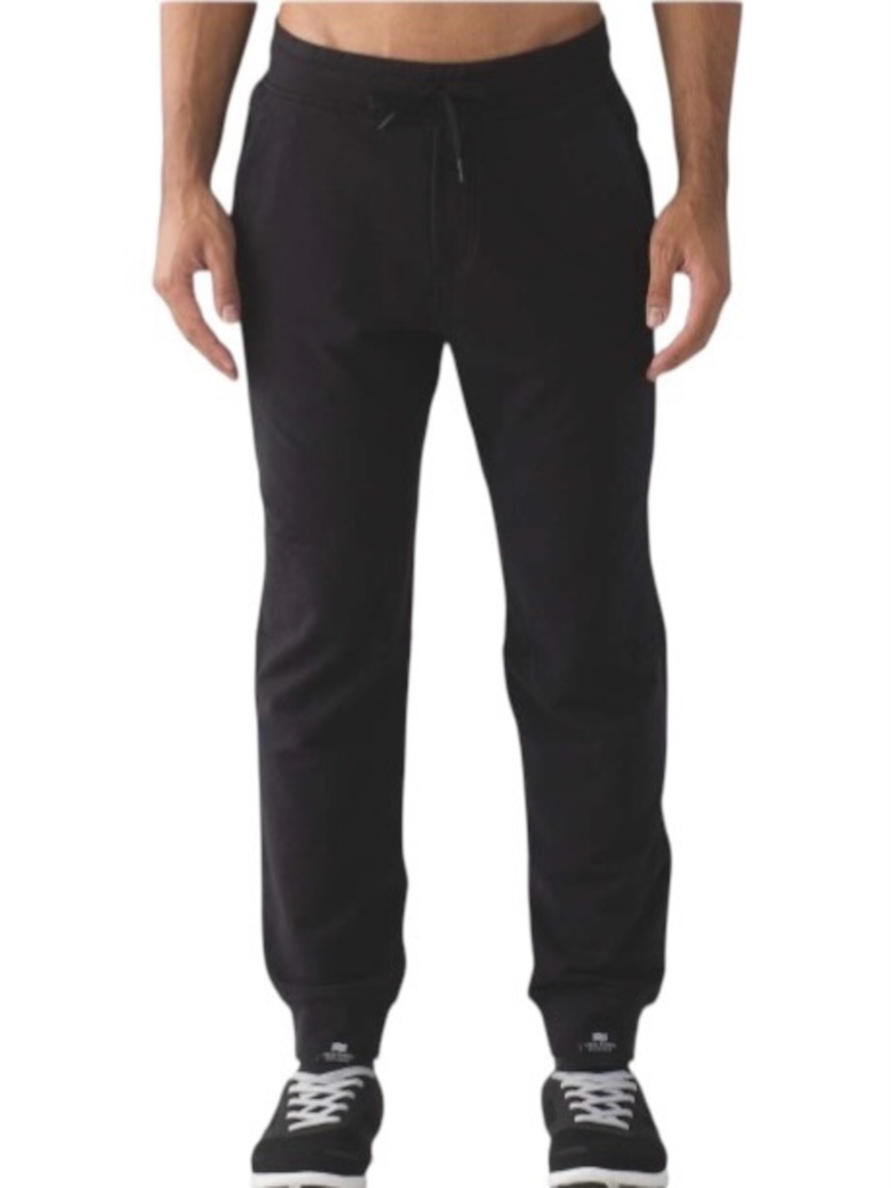 Lululemon City Sweat Jogger Pull-On Sweatpants Black Cotton Blend Men's XL